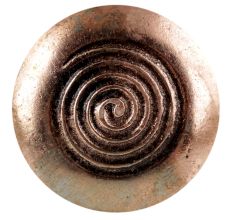 Round Spiral Antique Copper Aluminium Cabinet Knob